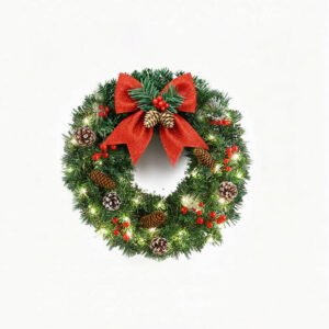 Christmas Wreath with LED lights XM003