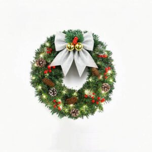 Christmas Wreath with LED lights XM004